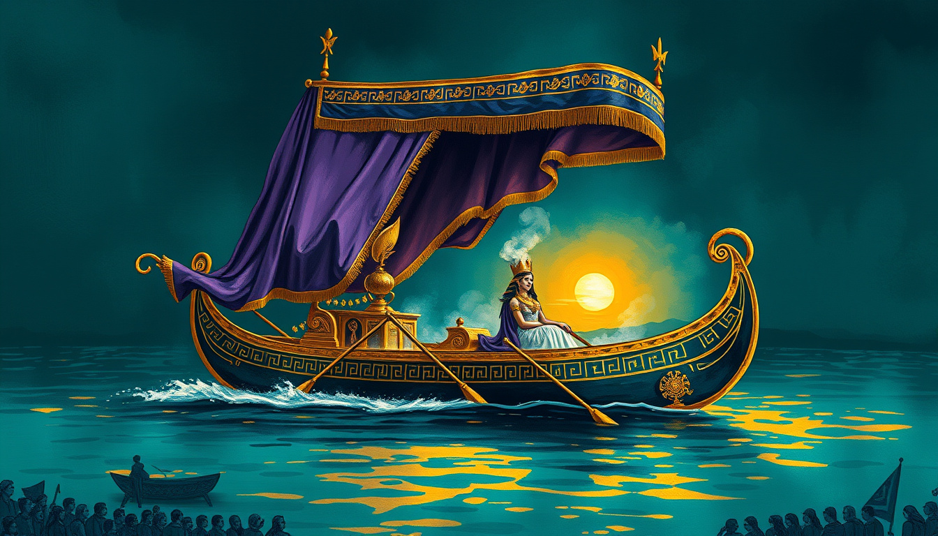 The Goddess on the Golden Barge