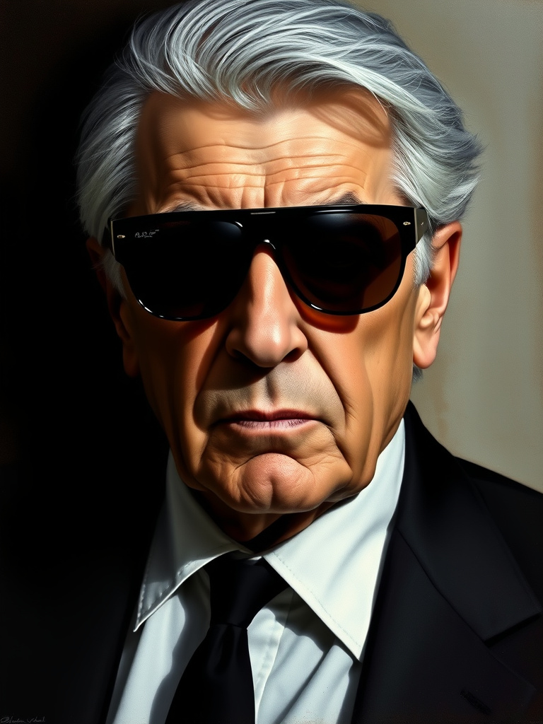 Enzo Ferrari portrait