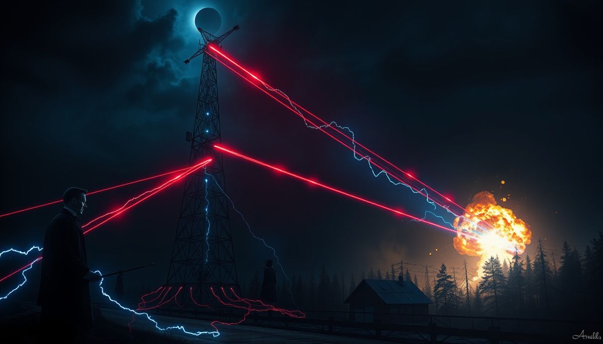 Tesla conspiracy board
